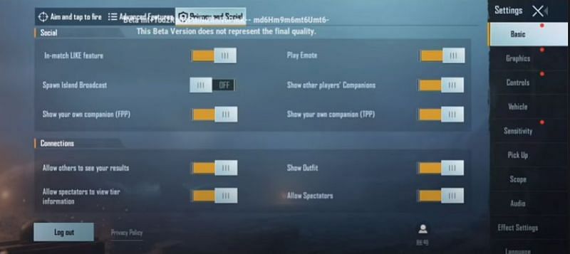 New UI changes in PUBG Mobile 1.6 update